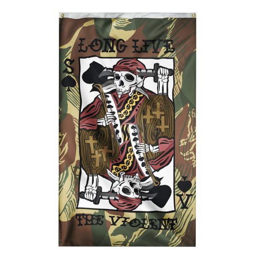 Long Live The Violent Double-Sided Flag