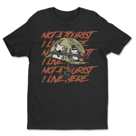Not A Tourist Athletic Shirt