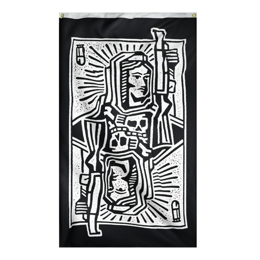 Queen Thumper Double-Sided Flag