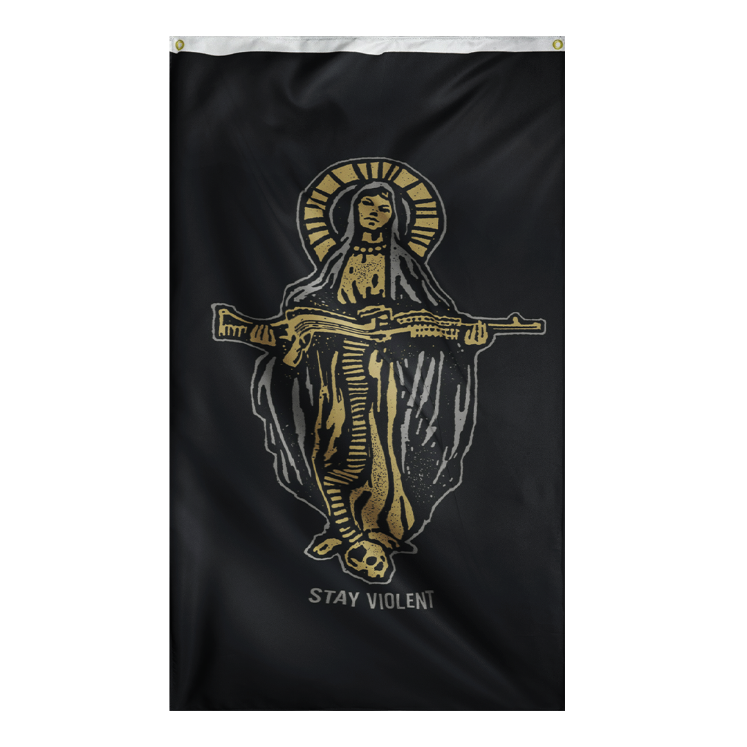 Weapons Are My Religion Double-Sided Flag – Stay Violent
