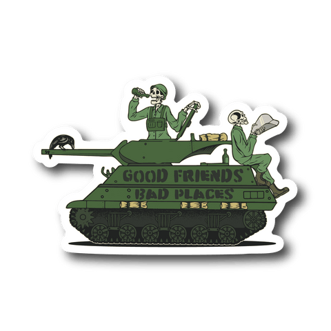 Tankers Tanking Sticker